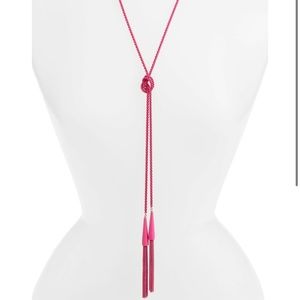 Kendra Scott Matte Magenta Phara Necklace